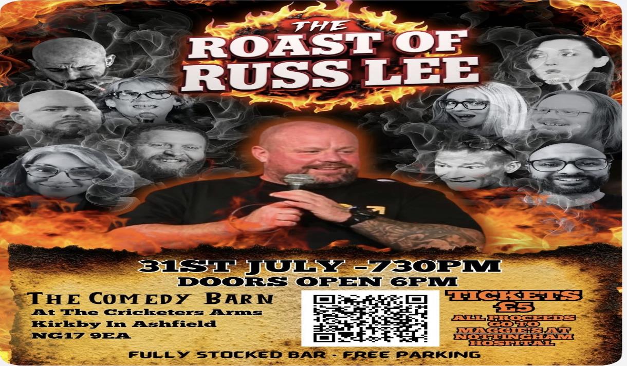 A comedy roast of Russ Lee Comedy 2026
