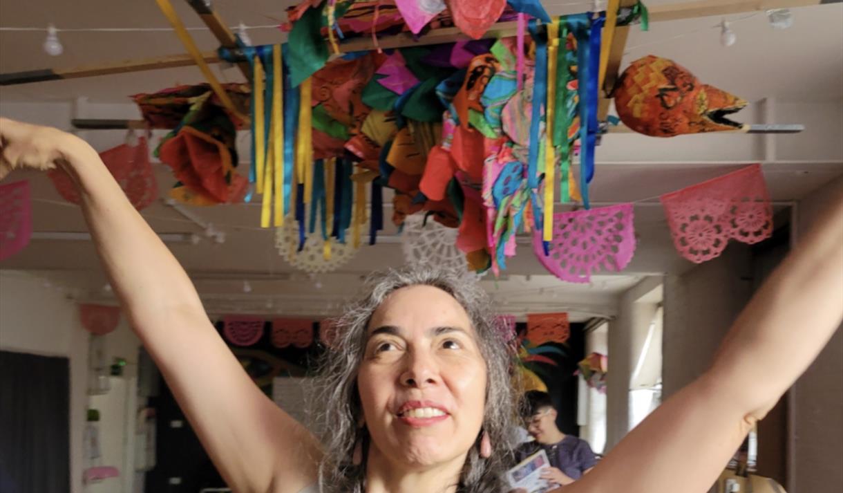 Photo of a woman dancing