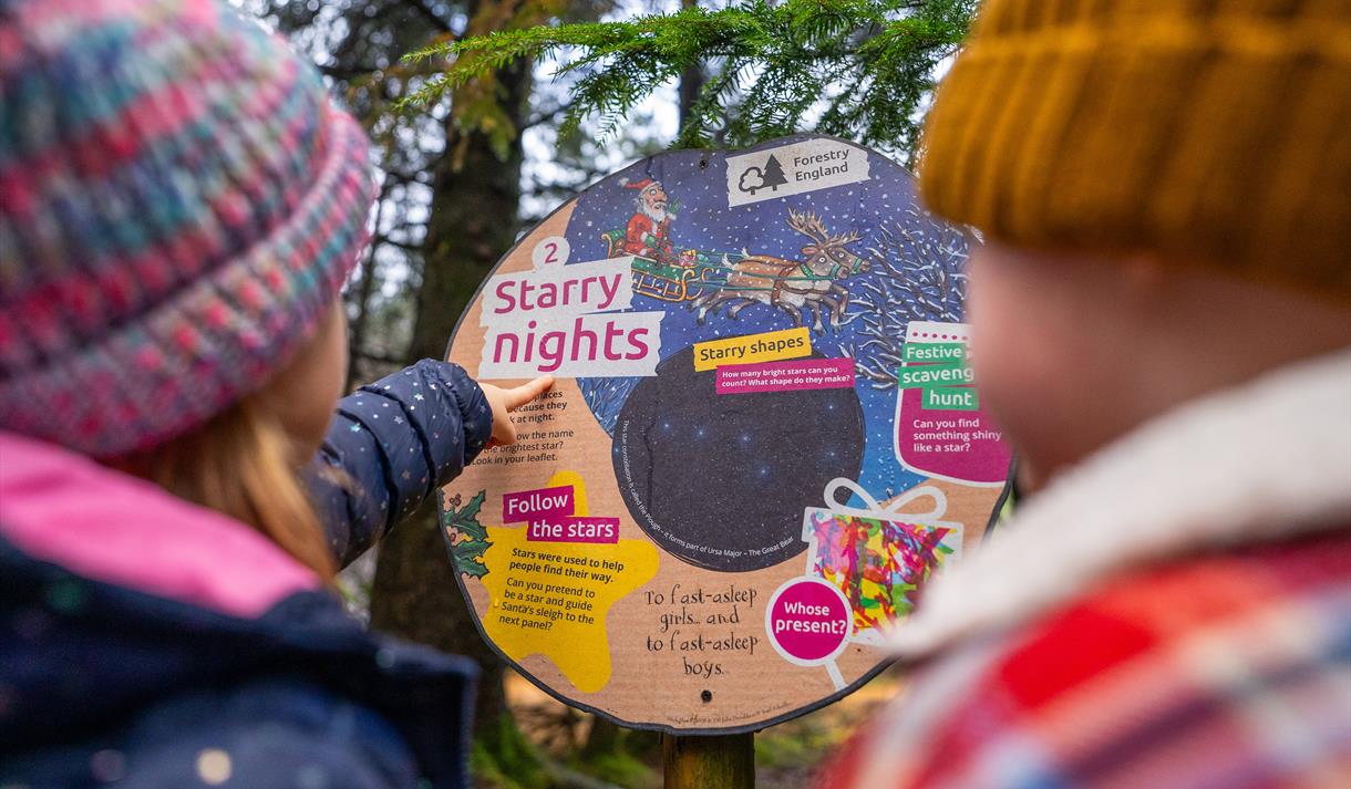 The Stick Man Christmas trail at Sherwood Pines
