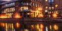 Photograph of the canalside in Nottingham by a short course student