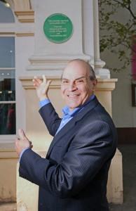 David Suchet unveils commemorative plaque Theatre Royal Nottm 15 May 2015